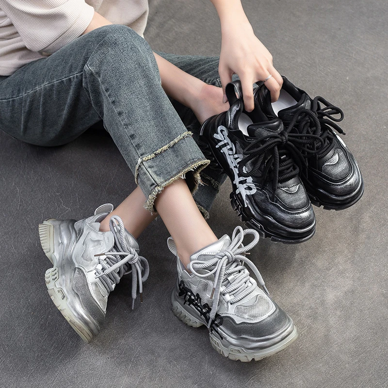 上海杰骤2024秋季新款复古时尚设计感欧货老爹鞋K8-8329-2