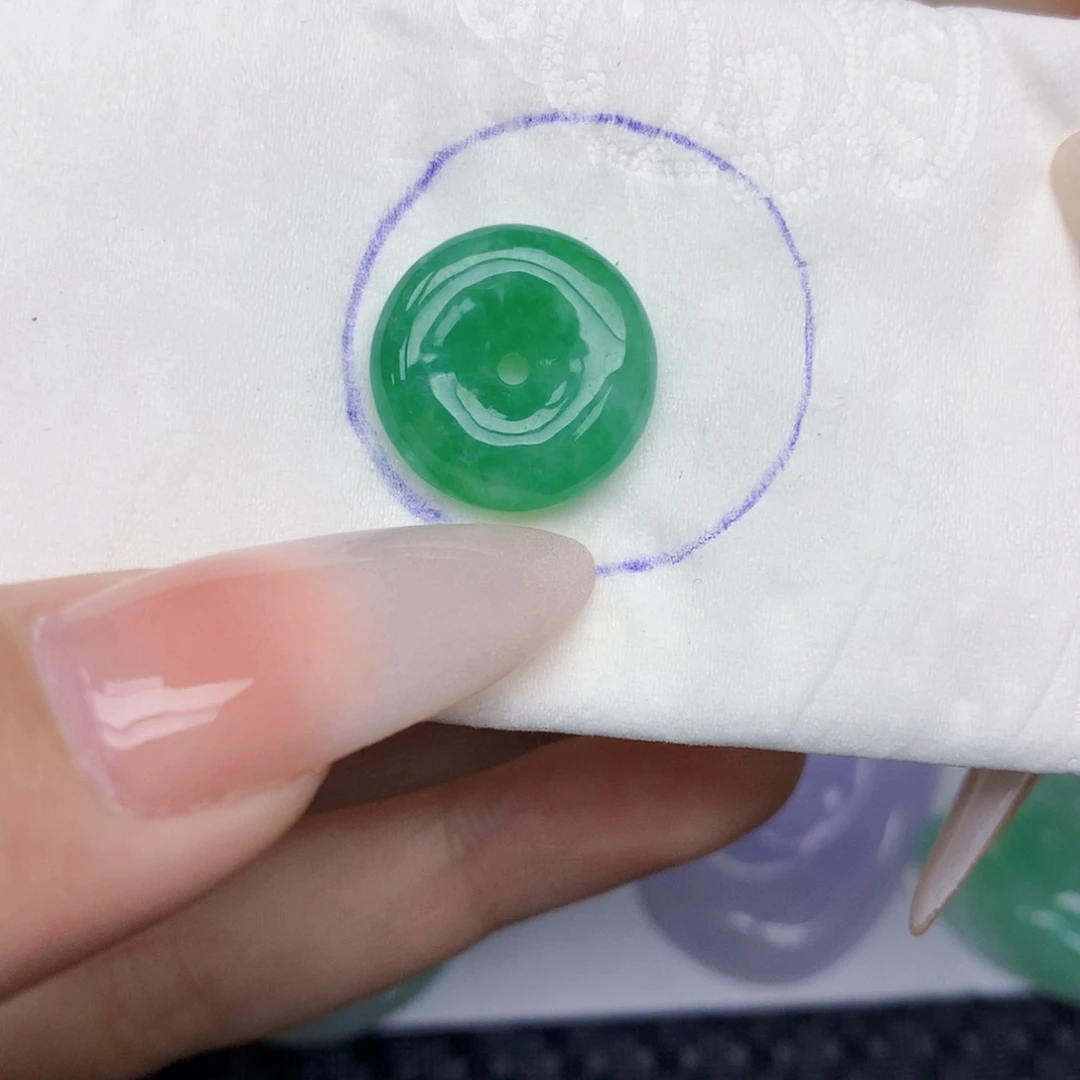 翡翠未镶嵌颈饰天然缅甸翡翠a货百元以上9元证书费自理