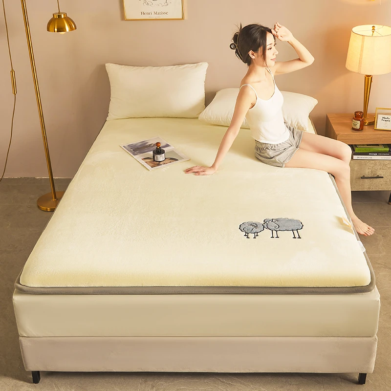 双面加厚床褥学生宿舍绗缝学生床垫保暖床垫家用多规格
