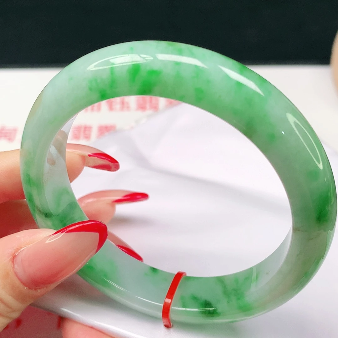 翡翠未镶嵌手镯天然翡翠1802