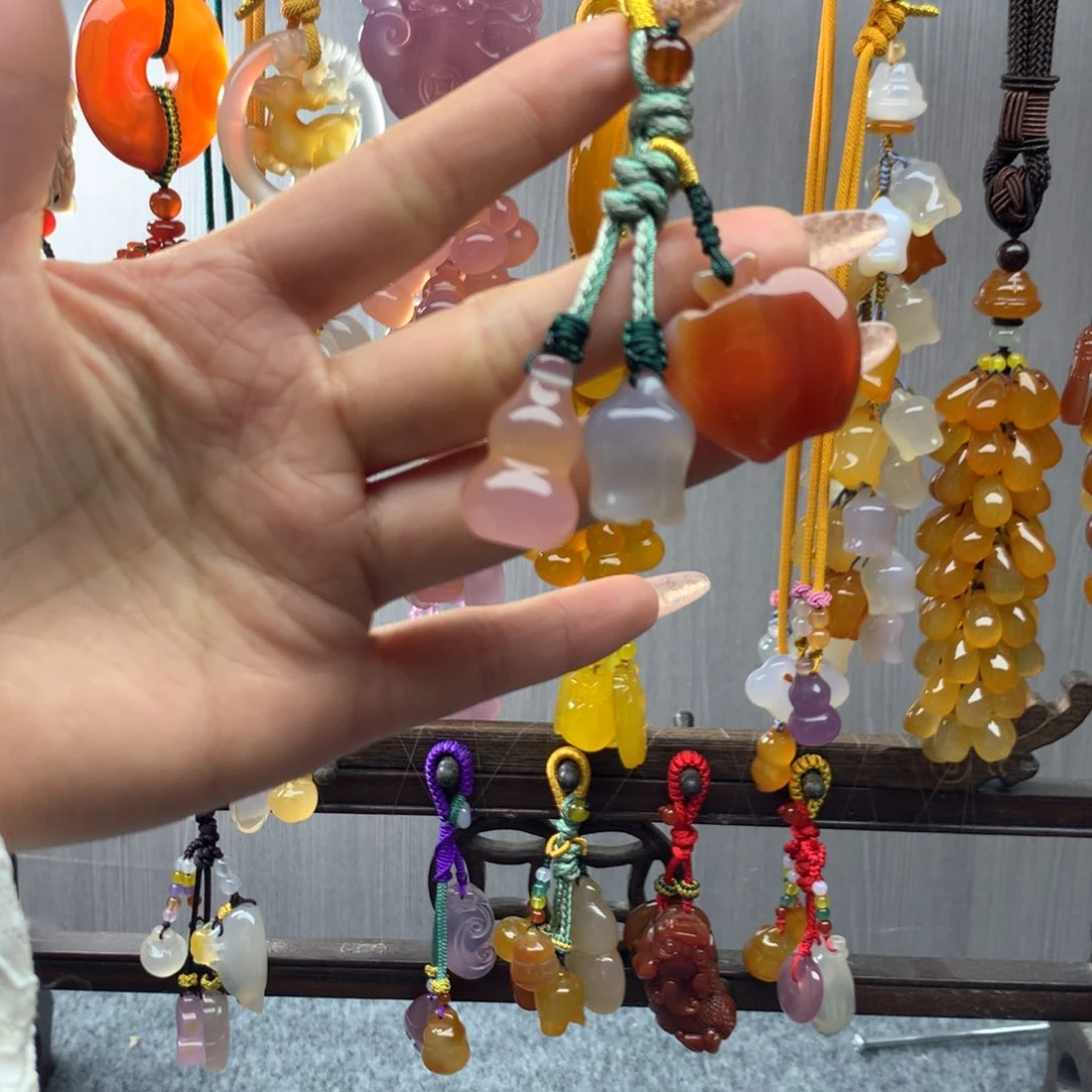 玛瑙/玉髓吊坠(不含链)未镶嵌