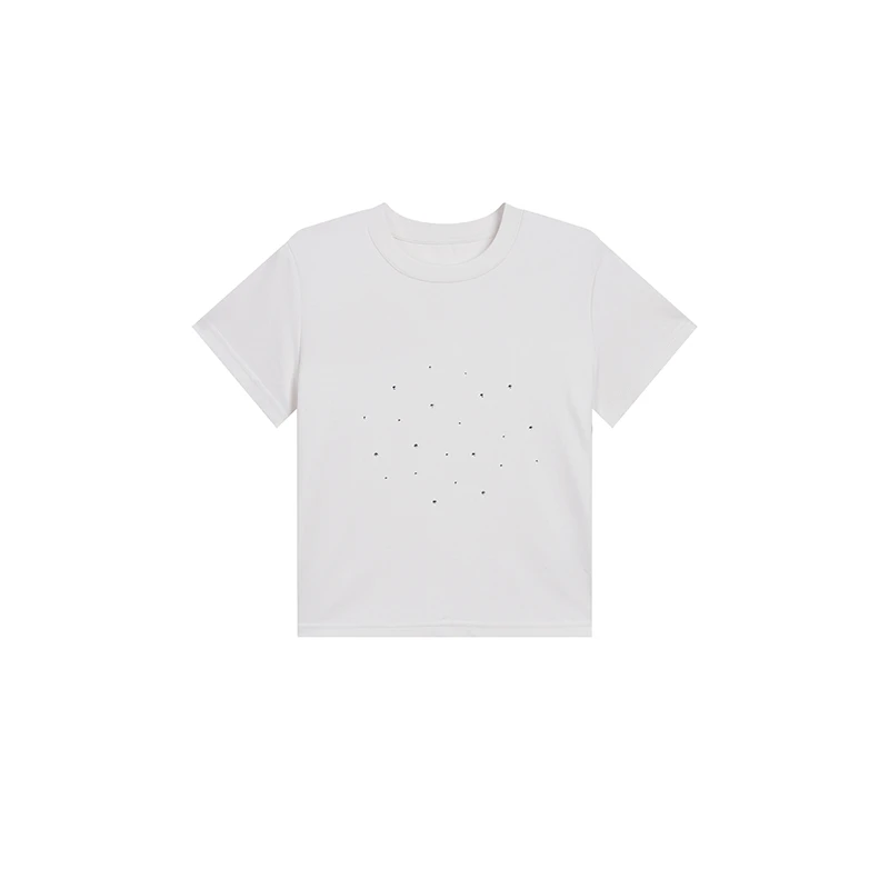 【全员请开播】夏季纯色休闲潮流女士T恤10IO411T0009