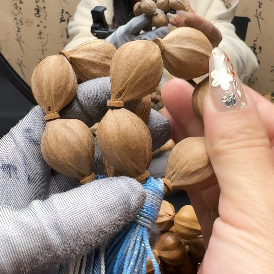 橄榄核手串蒜头核