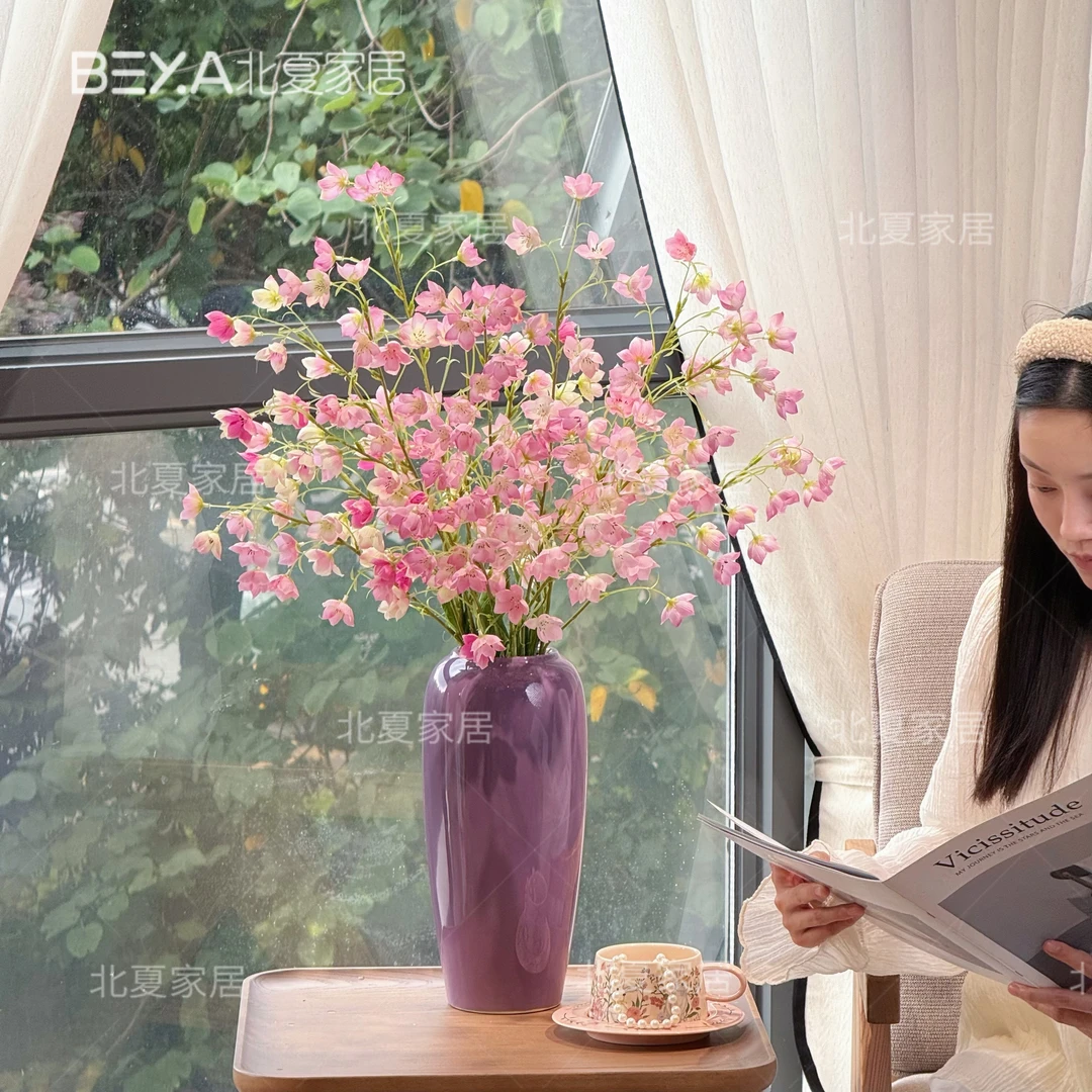 铃兰花仿真花客厅轻奢高端装饰花艺插花艺摆件餐桌假花家居摆件