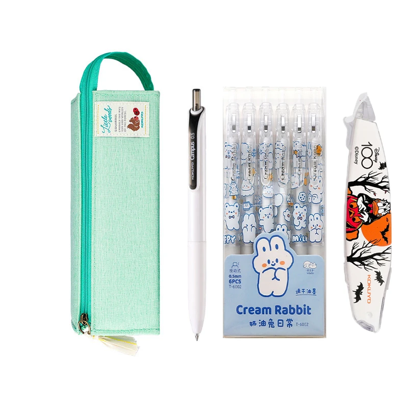 kokuyo国誉Campus桌立式大容量笔袋文具盒文具袋简约立体