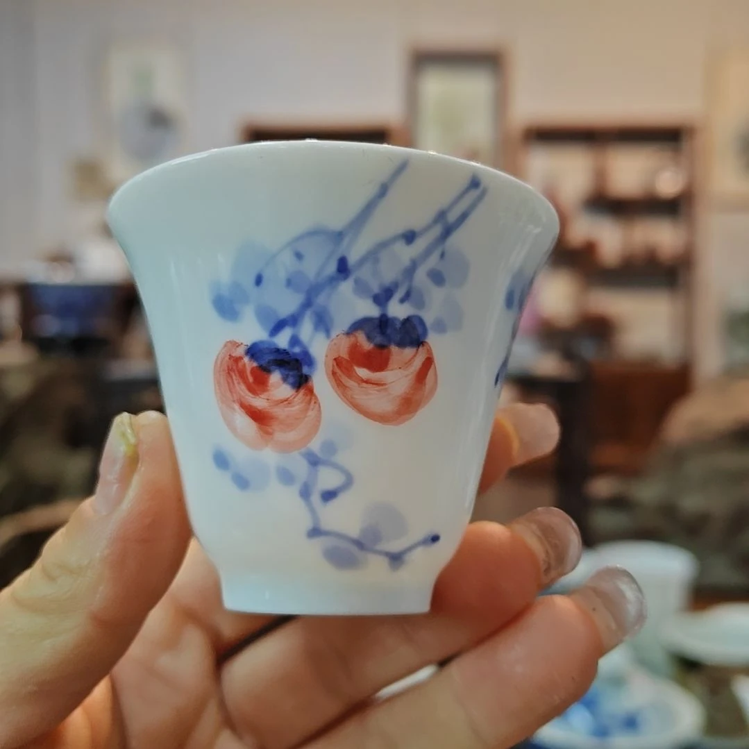《**》景德镇手工手绘主人杯
