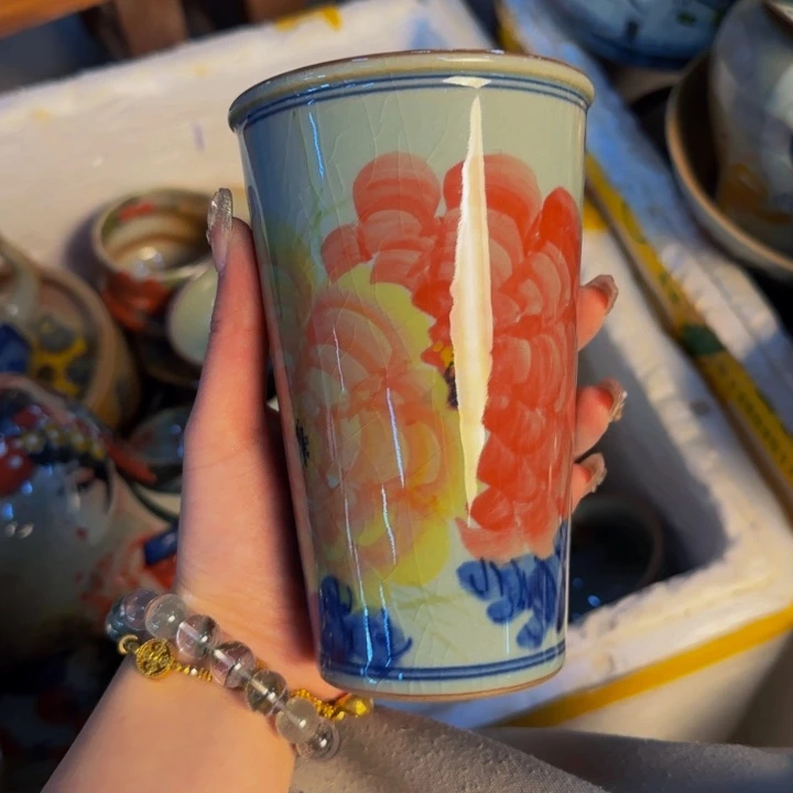 瓷片景德镇陶瓷手工手绘