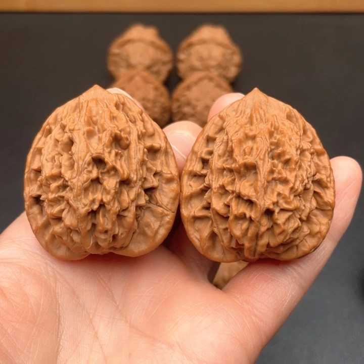 吊坠文玩核桃虎头40尺全品