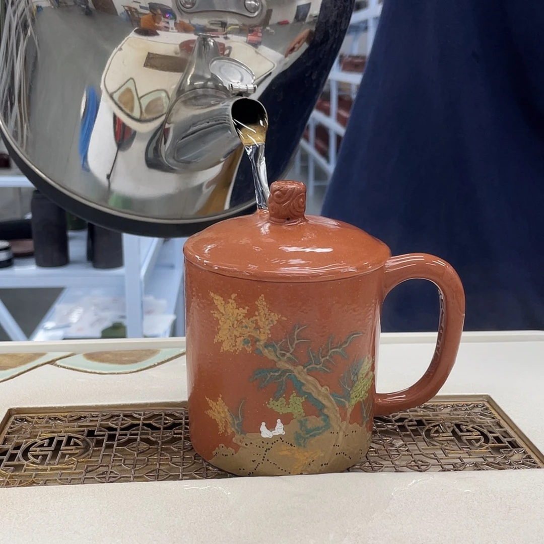 茶杯紫砂紫砂盖杯