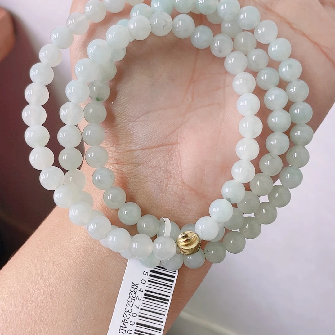 未镶嵌定制翡翠珠串