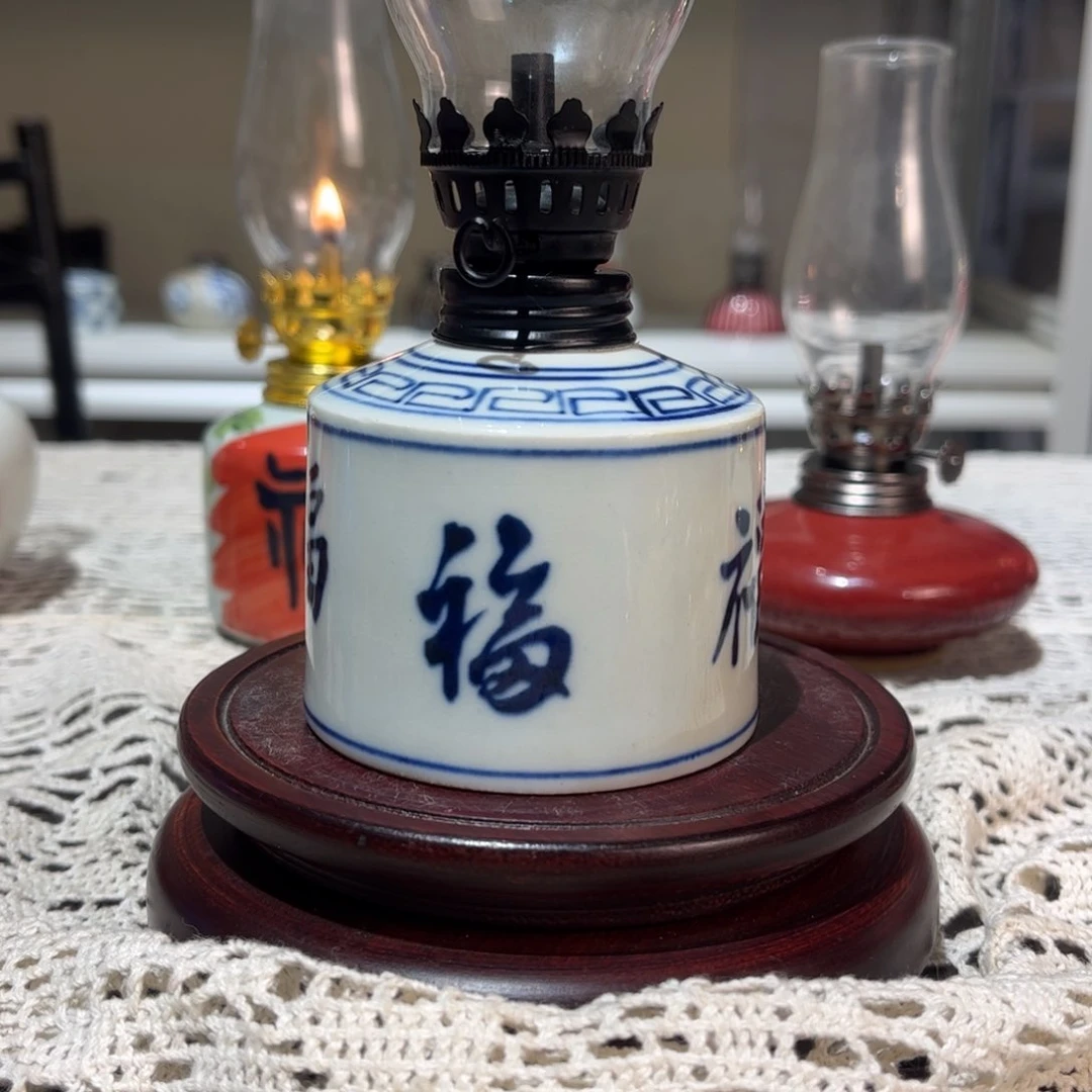 摆件景德镇陶瓷香薰灯
