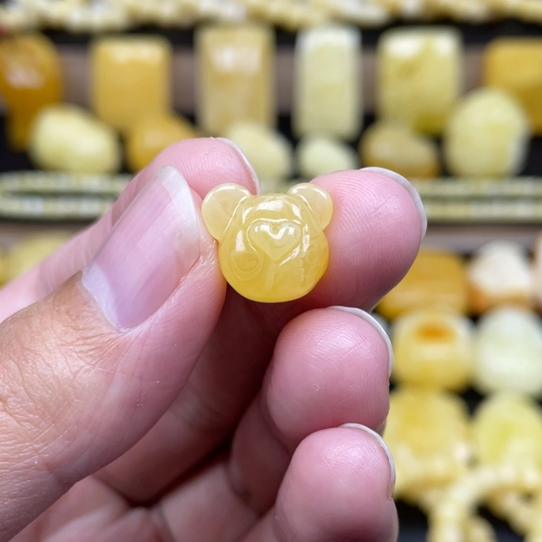 琥珀未镶嵌裸石琥珀蜜蜡