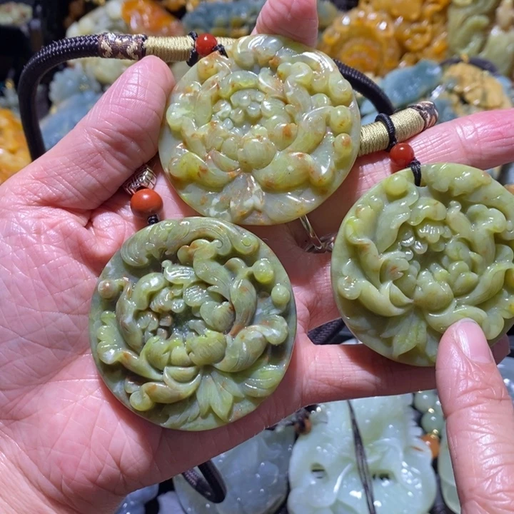 岫玉岫玉吊坠未镶嵌