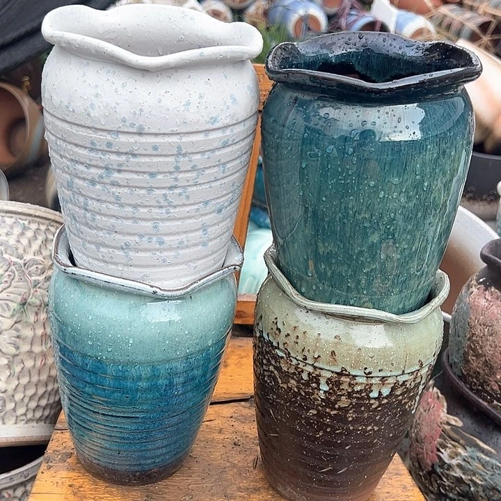 紫砂花盆口13高20福利价。。。。。。