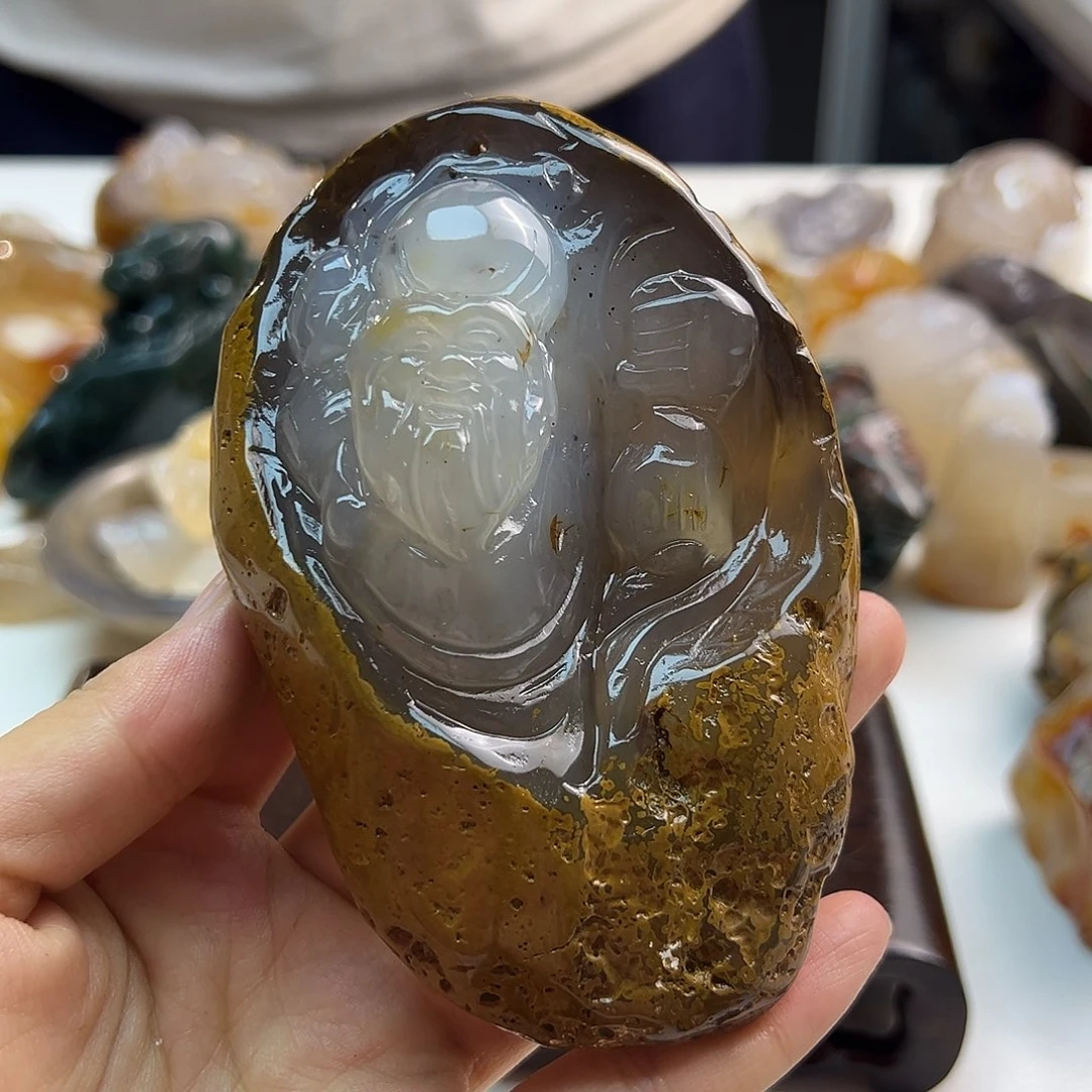 玛瑙/玉髓未镶嵌颈饰