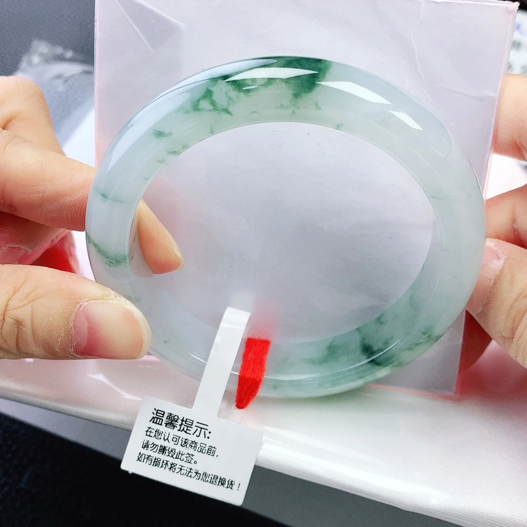 未镶嵌手镯翡翠57圈