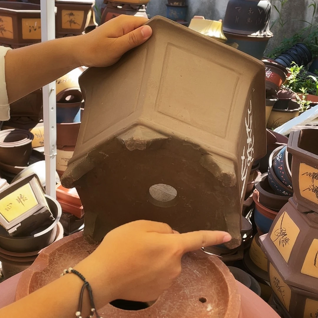 32素面六方花盆花盆花盆