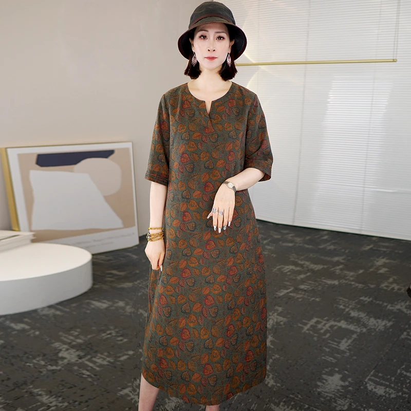 杭州真丝夏季2025时尚浪漫大牌连衣裙女气质妈妈香云纱桑蚕丝裙子