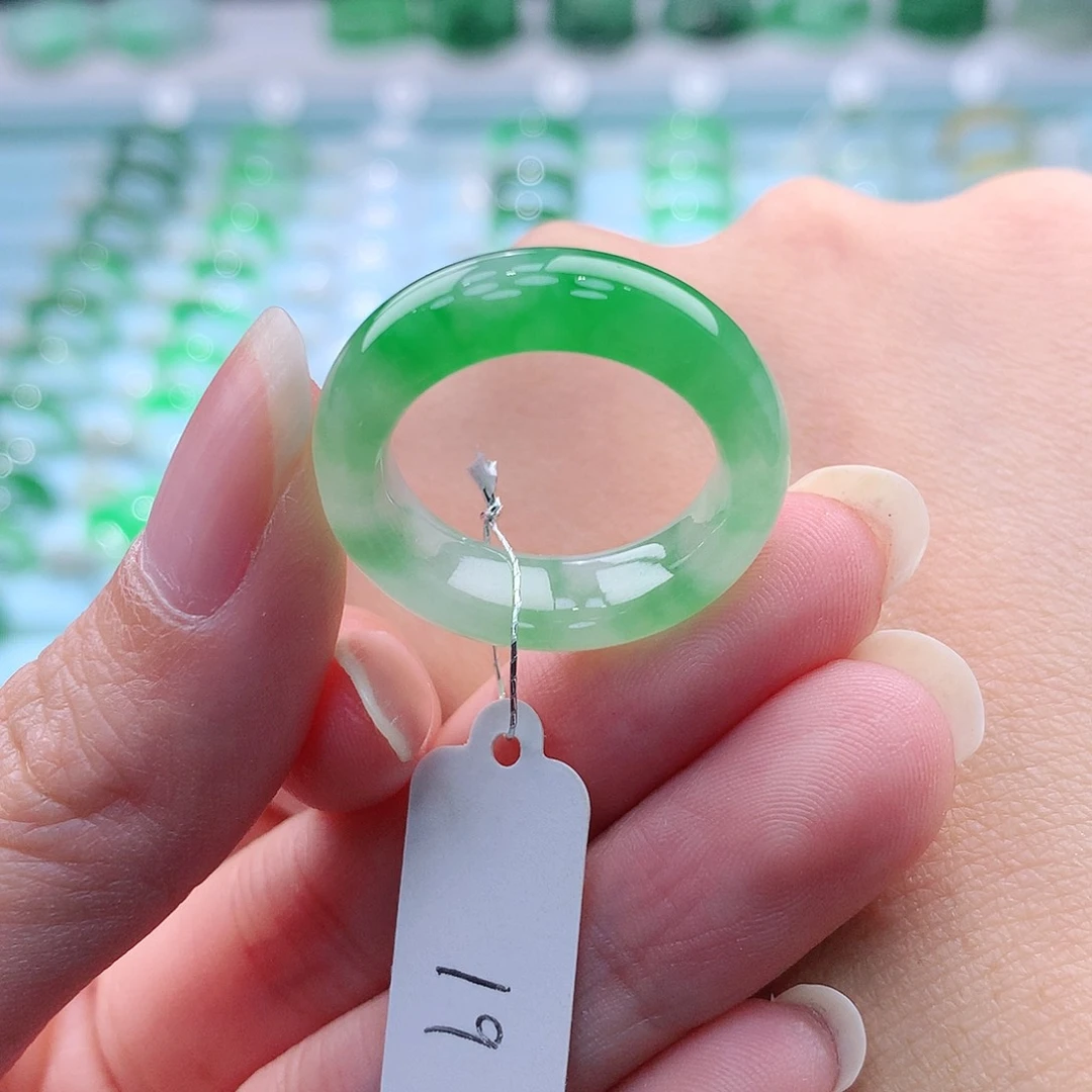 未镶嵌戒指翡翠缅甸A货翡翠