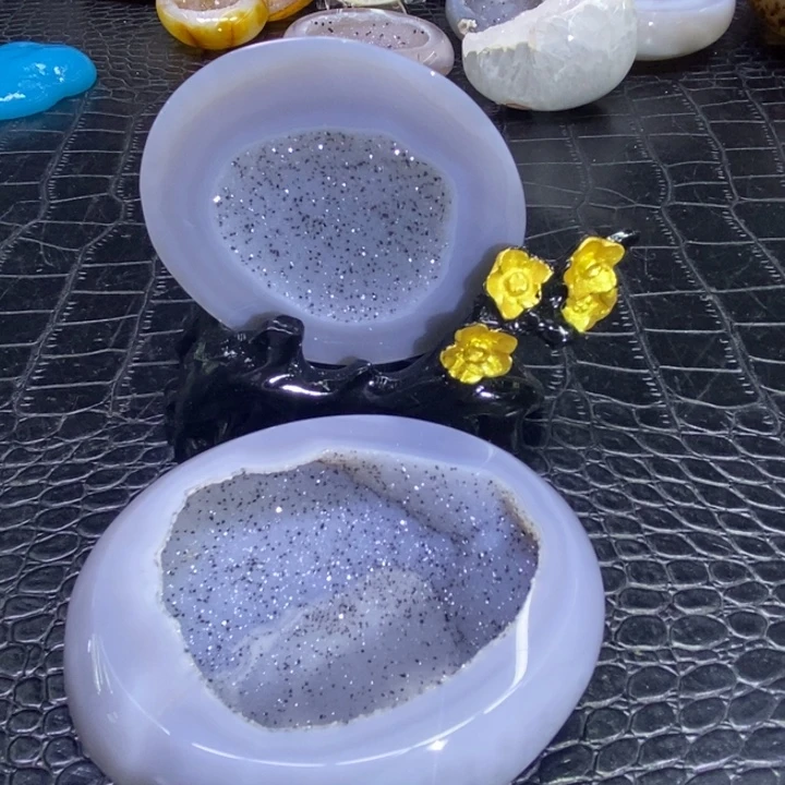 水晶福利双拼聚宝盆未镶嵌