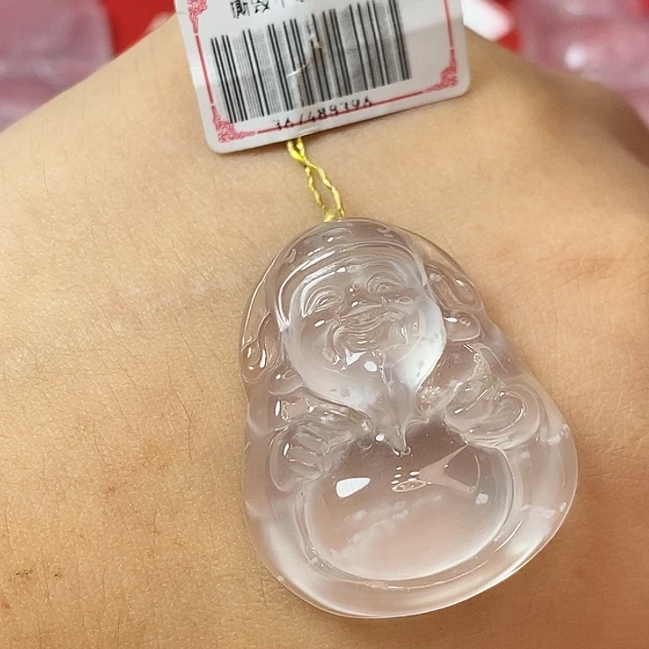颈饰未镶嵌石英质玉
