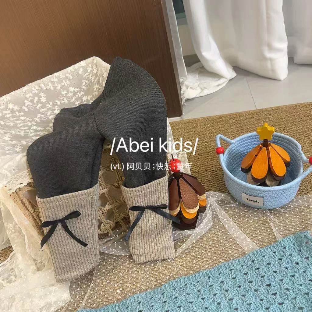 【C2】蘑菇邮局超厚绒打底裤童装