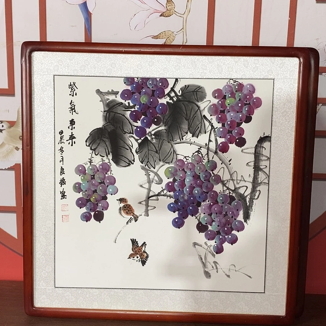 国画带框尺寸63✖️63包邮