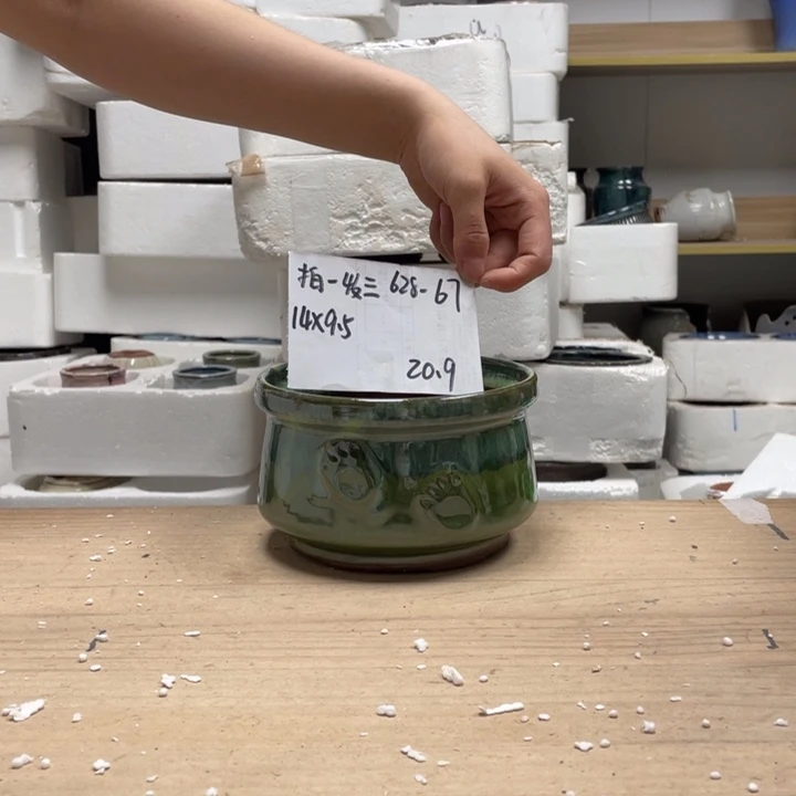 用***2紫砂花盆多肉陶土花盆微瑕67