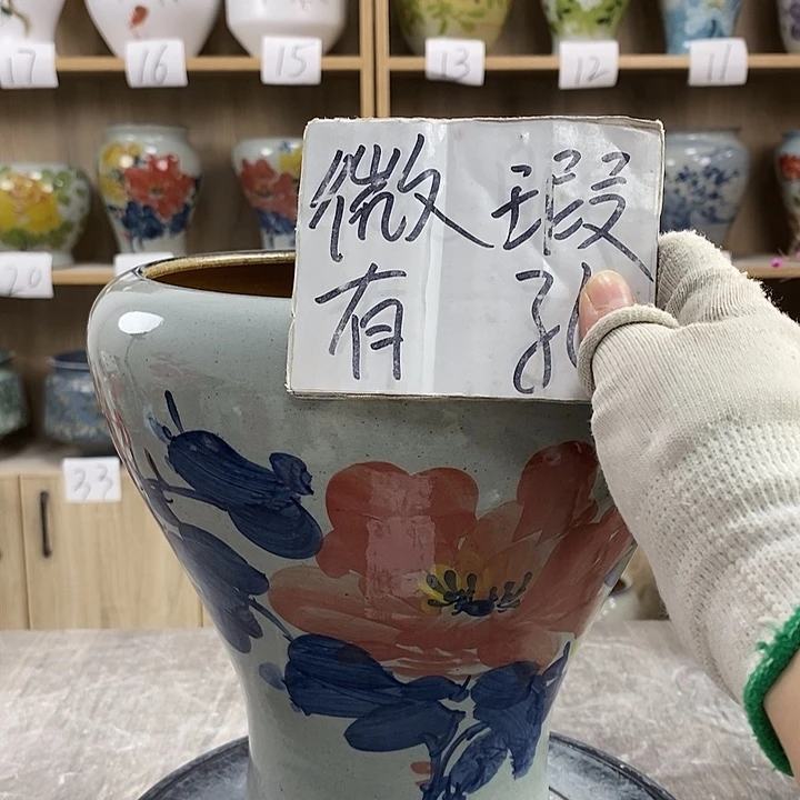 缸8xc景德镇陶瓷花盆