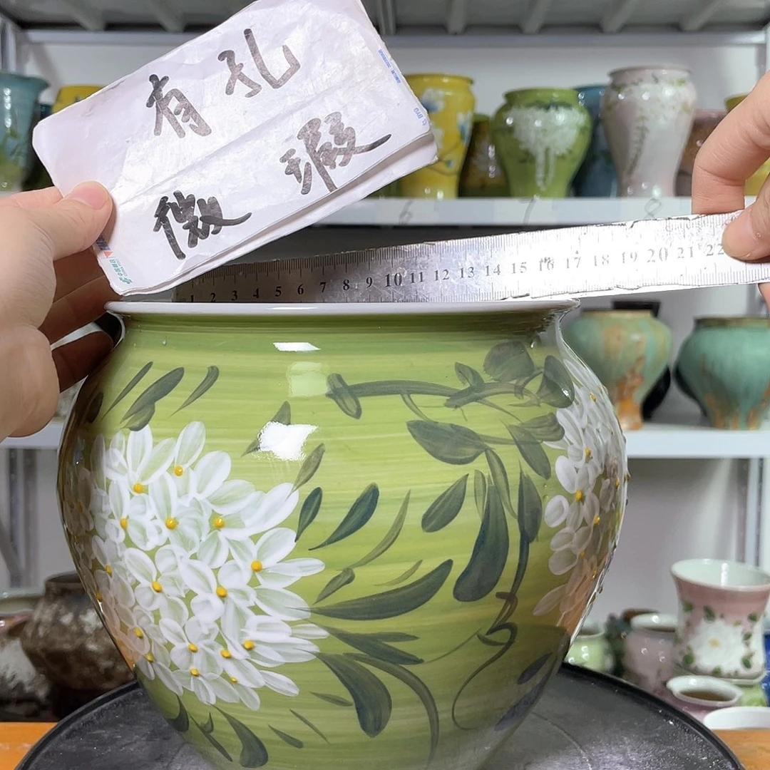 景德镇陶瓷花盆花器暇256