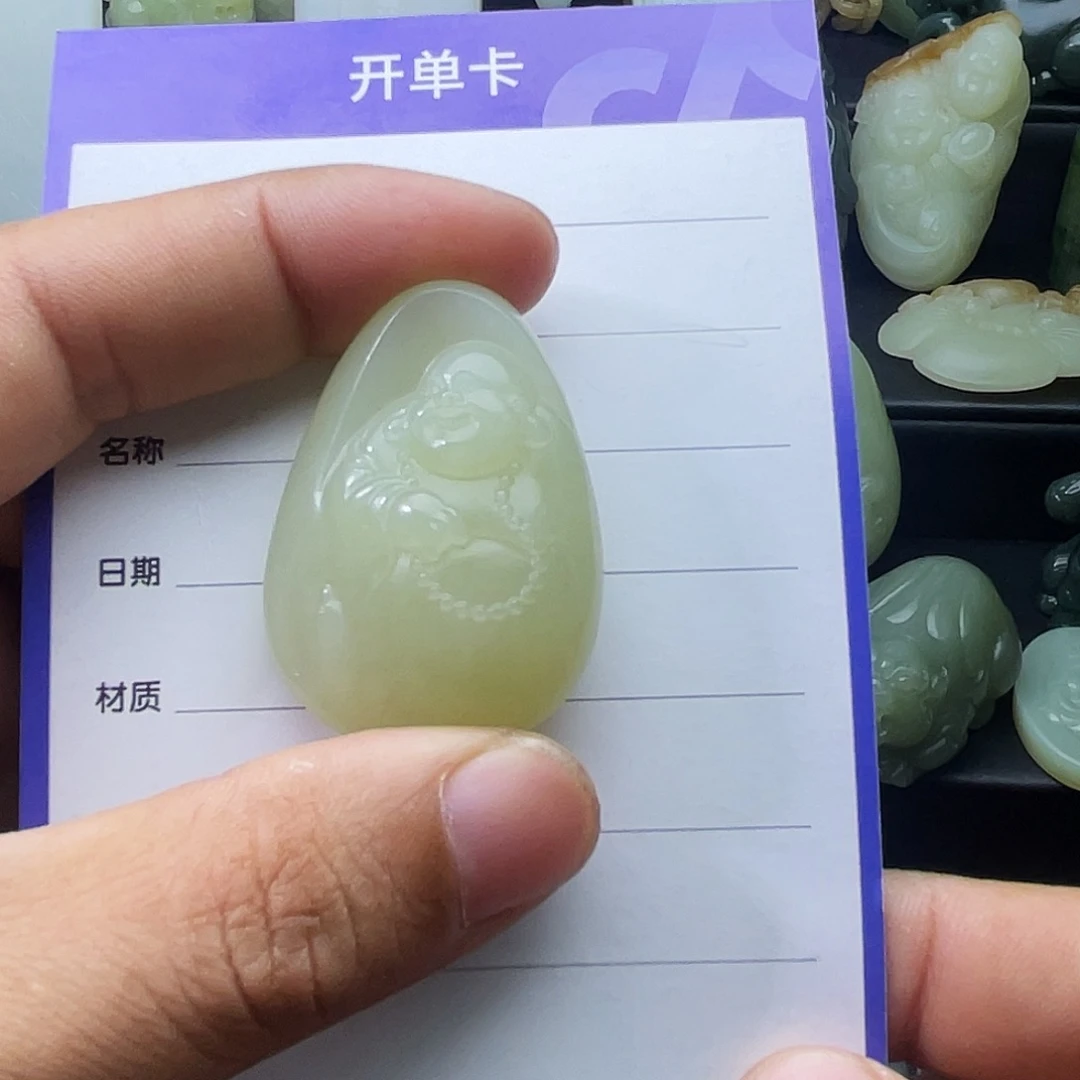 吊坠(不含链)未镶嵌和田玉