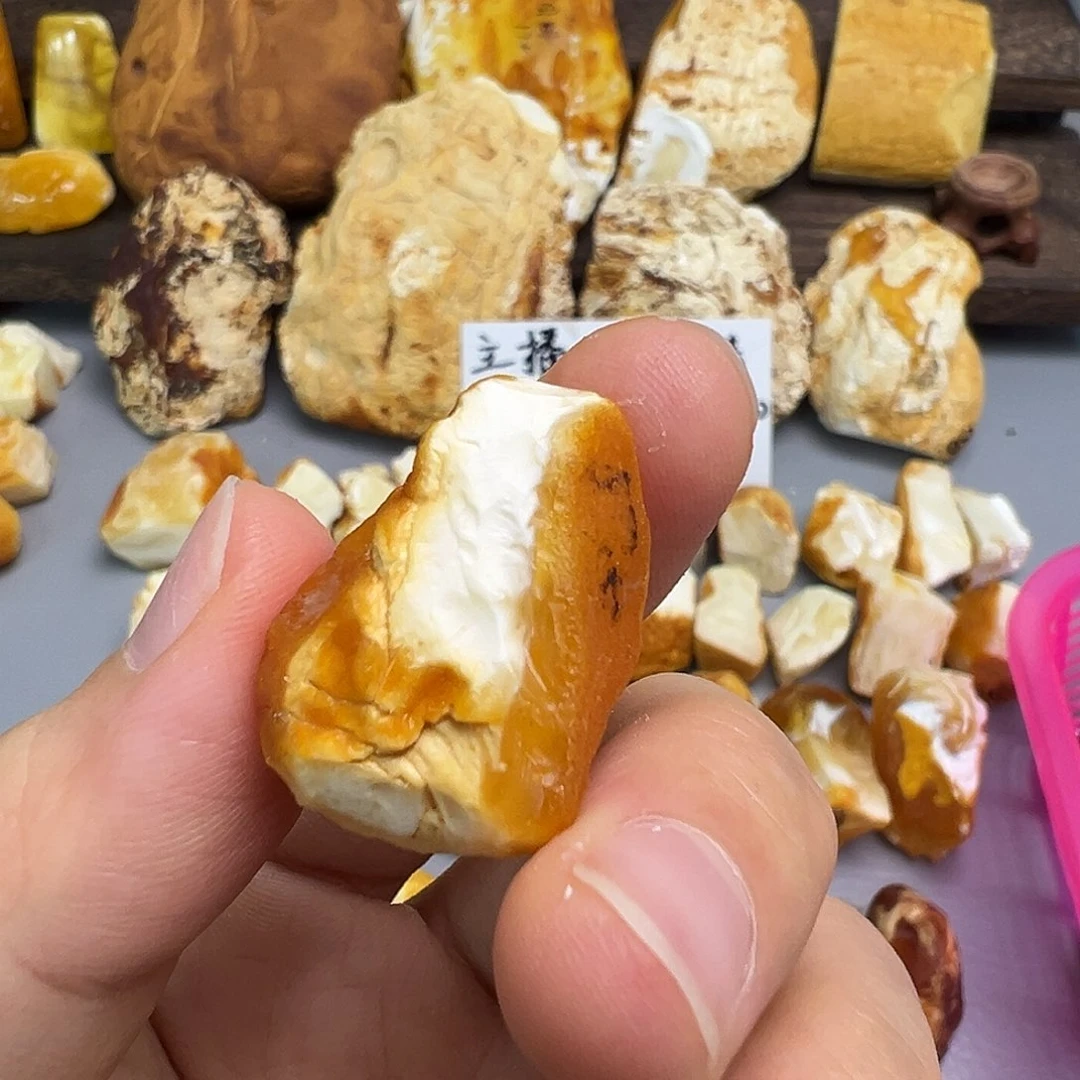 悟***生定制琥珀未镶嵌蜜蜡