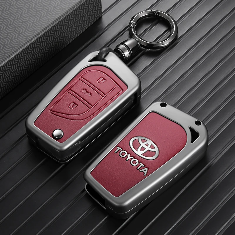 适配丰田各类车型折叠钥匙套金属外壳适用于雷凌锐放卡罗拉锐志荣