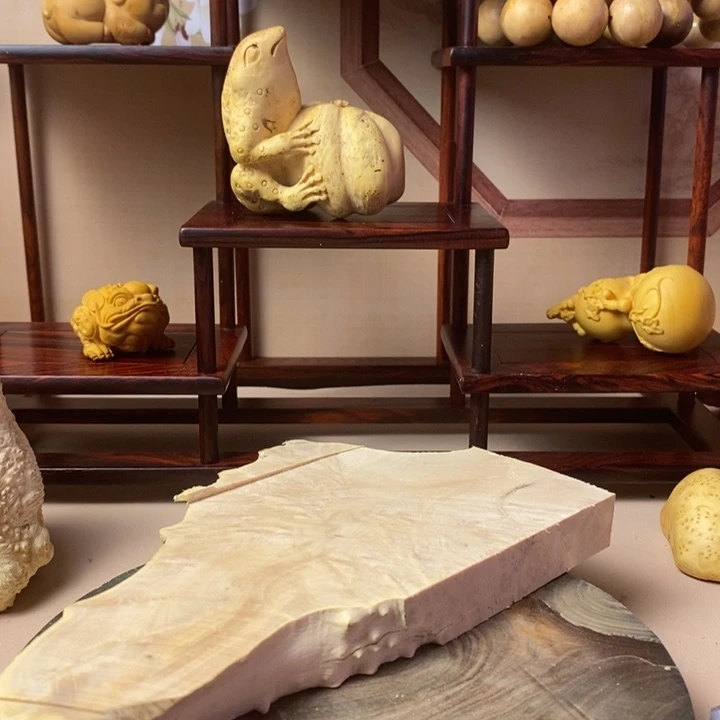 香榧木用****6黄杨木手把件