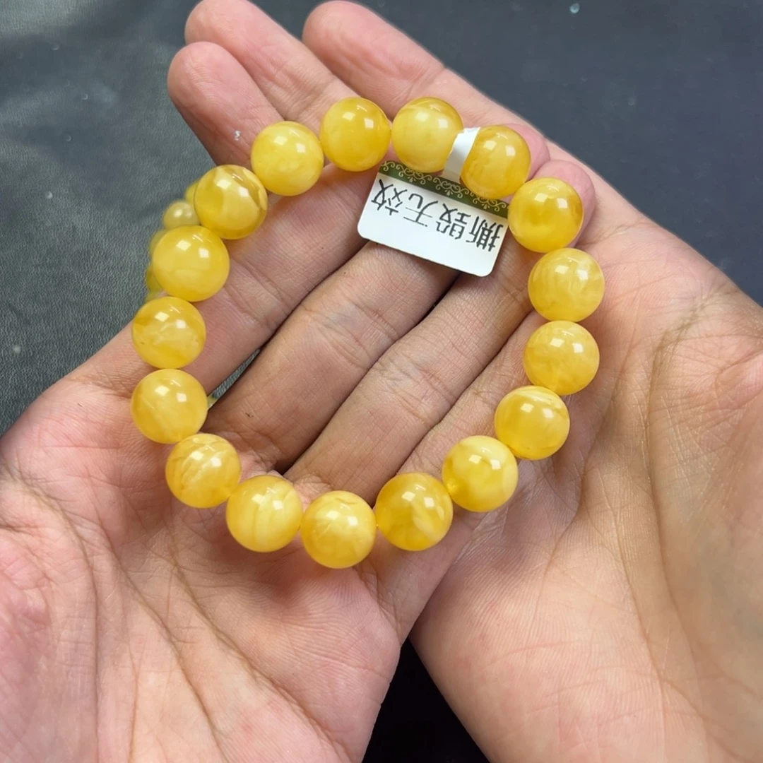 蜜蜡颈饰未镶嵌多样性高端老黄蜡蜜蜡卡13货头