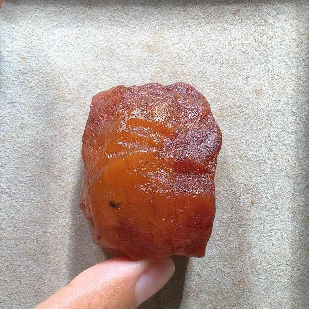 定制琥珀未镶嵌朱*记定制