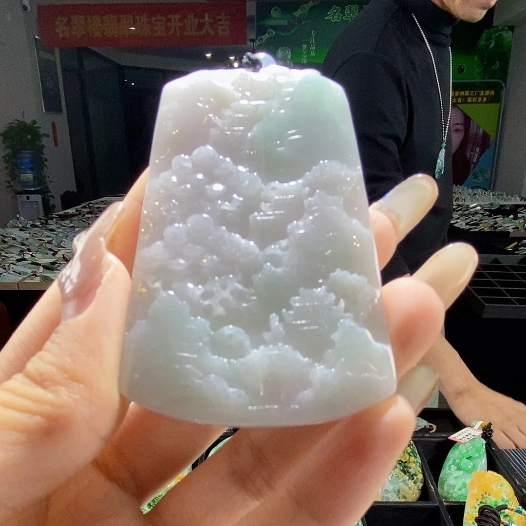 颈饰未镶嵌翡翠翡翠