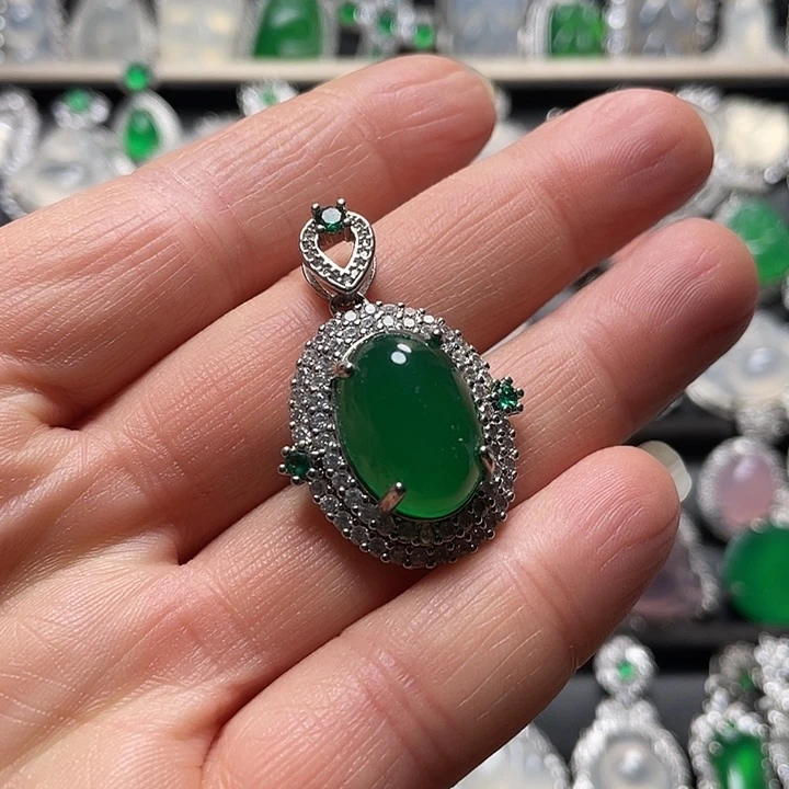 玛瑙/玉髓合金挂件