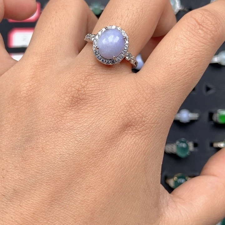 翡翠未镶嵌戒指戒指