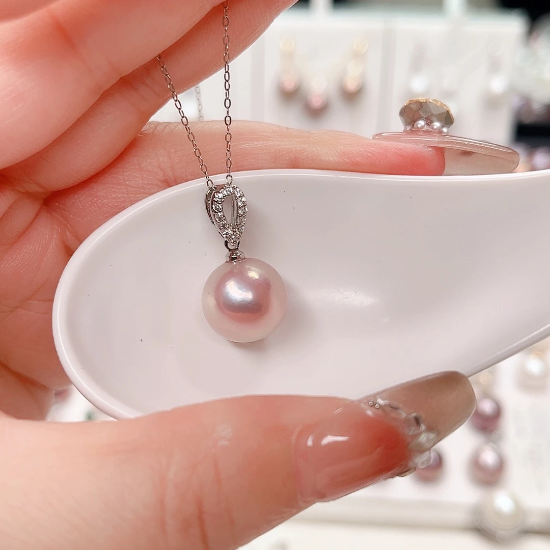 淡水珍珠吊坠(赠链)合金