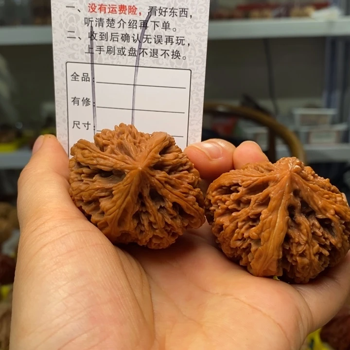 静***界吊坠文玩核桃文玩核桃九龙筋4棱～11