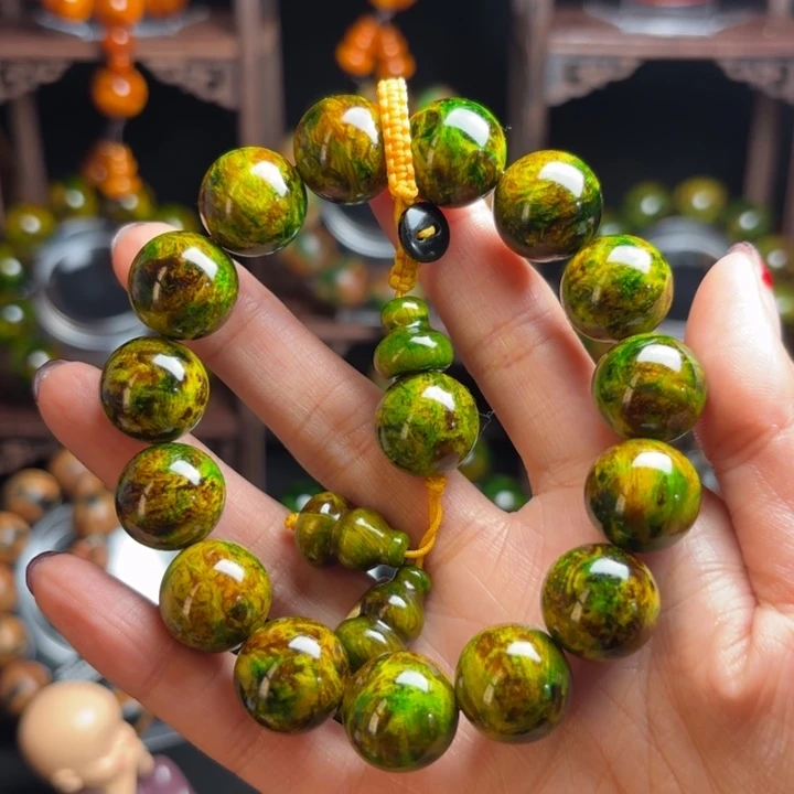 琥珀木1.5小绿油水墨丹青