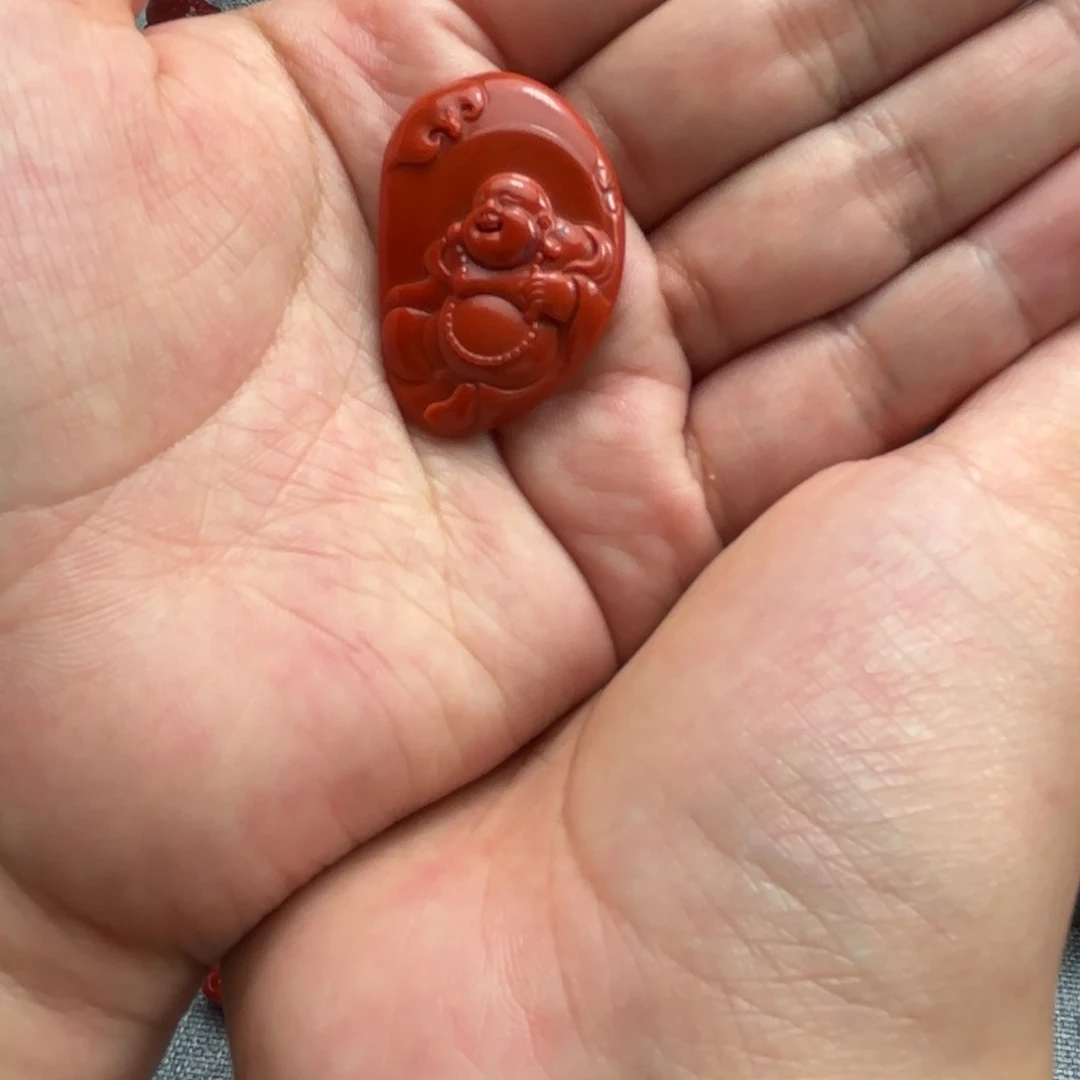南红玛瑙吊坠未镶嵌
