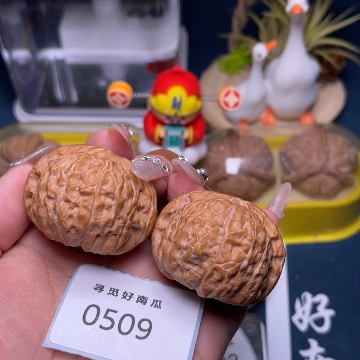 把件文玩核桃南瓜墩42-0509