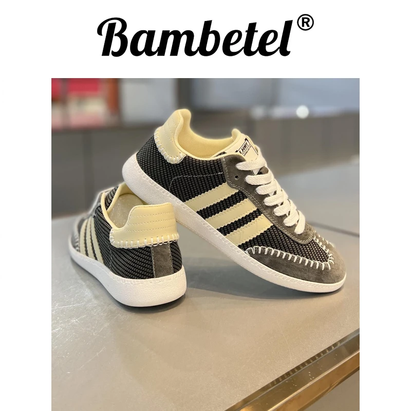 Bambetel鞋子百搭男鞋年秋季新款拼色板鞋轻便百搭休闲小众透气阿