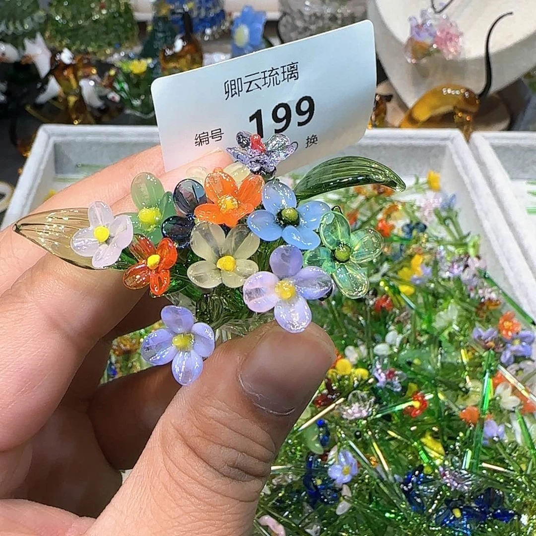 琉璃手工艺品199插花