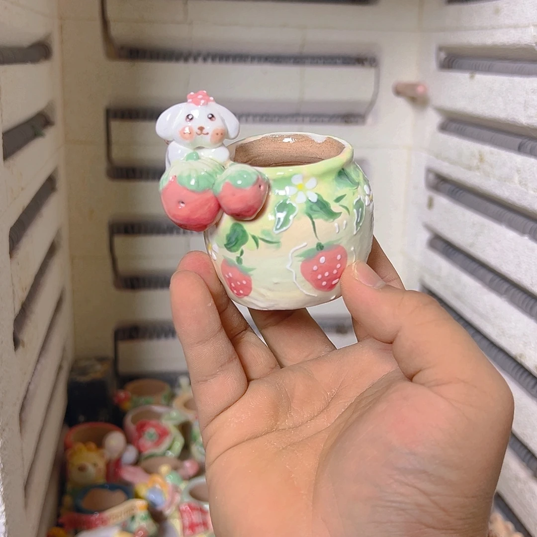 老梧家的手工多肉花盆