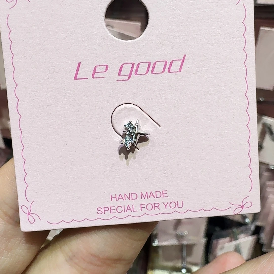 锆石钛钢合金精致四芒星