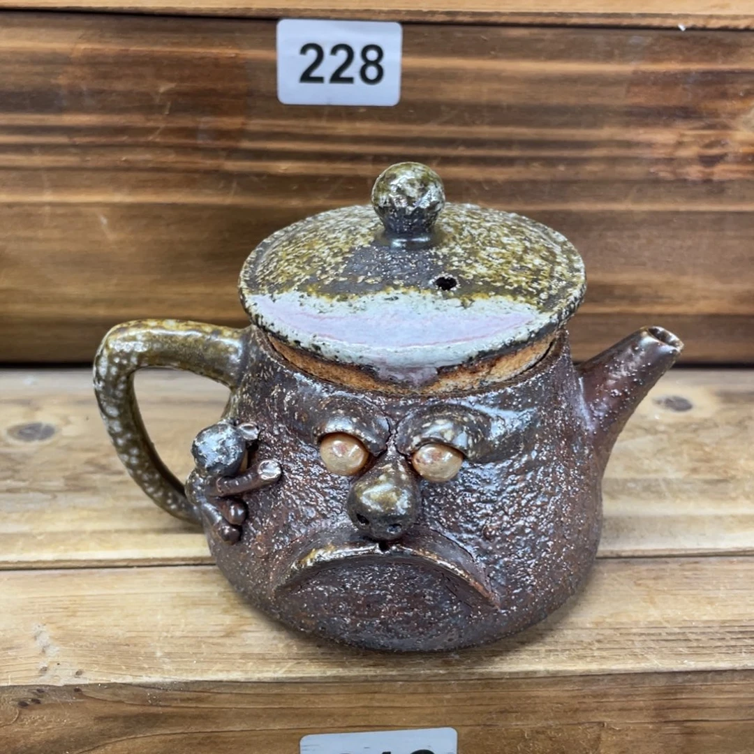 陶纯手工柴烧茶壶茶具