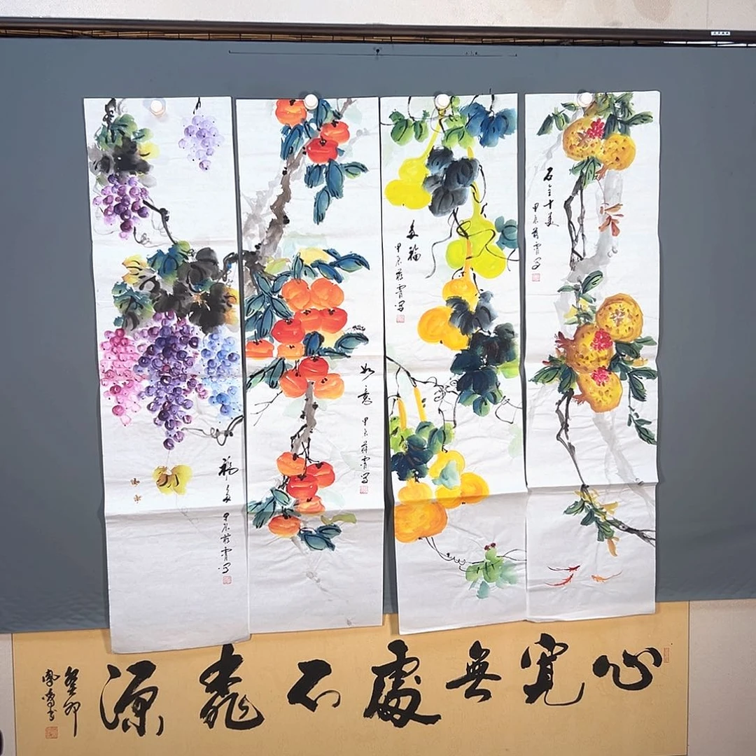 国画231 花鸟和蝴蝶都会出现